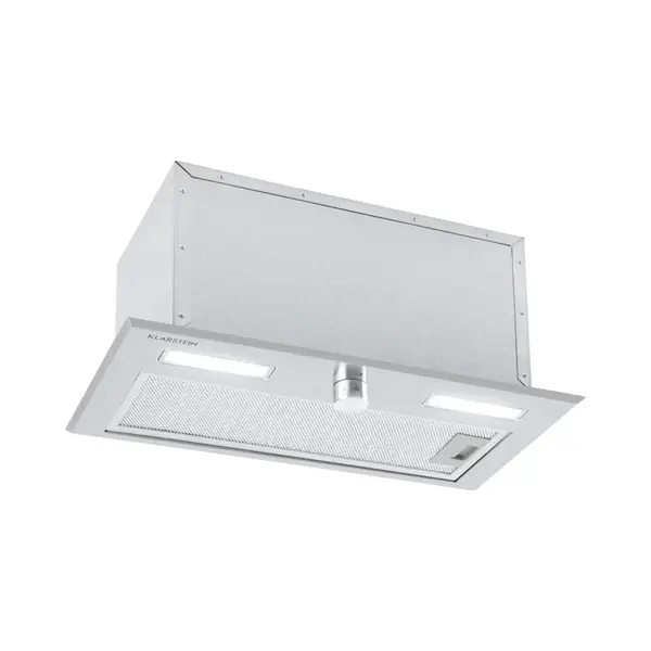 Klarstein Simplica Dunstabzugshaube Einbau 52cm Abluft, 400 M³/h Led Edelstahl thumbnail