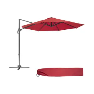 TecTake 403135 terras parasol Rood, Bordeaux