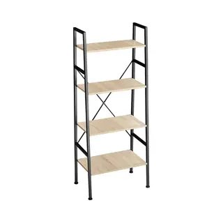 TecTake 404147 stelling Staal, Mdf Hout