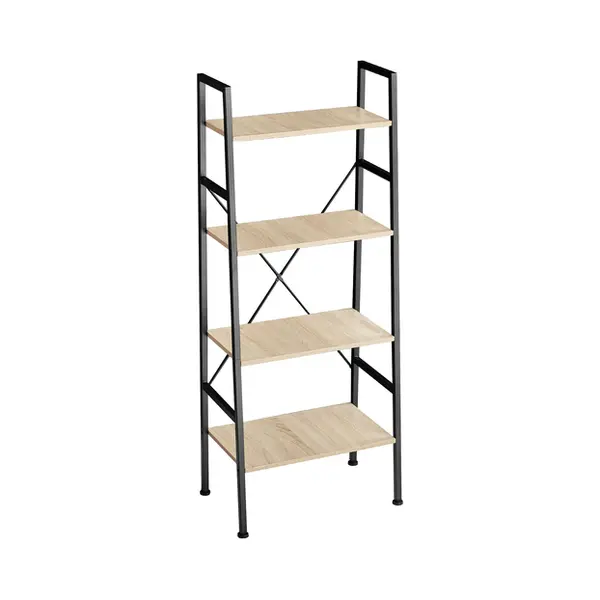 TecTake 404147 stelling Staal, Mdf Hout thumbnail