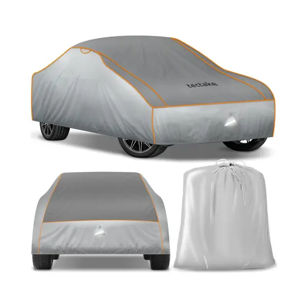 Tectake Car Cover Franz L (483 X 178 X 120 Cm) - Grey | Size, 483 X 178 X 120 Cm thumbnail
