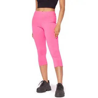 Bellivalini Dames Leggings - Neonbroek - Sport - Capri - Joggingbroek - Sporbroek - Yogabroek - Blv-BLV50-302-Le - Roze - M