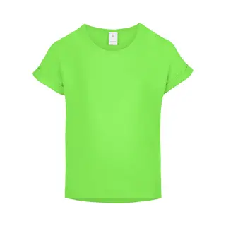 Merry Style Meisjes T-shirts Sport – Meisjes Crop – Gym – Yoga – Hardlopen – Groen – 128 - Ms-MS10-468-Bl