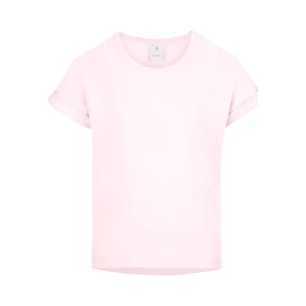 Merry Style T-Shirt Für Mädchen Aus Weicher Baumwolle – Bequeme Mädchenkleidung Ms-468 (Hellrosa, 110-116 (4-6 Jahre)) thumbnail