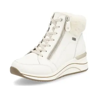 Remonte RemonteTEX D0T77 Hoge Sneakers Voor Dames, Losse Zool, Waterdicht, RemonteTEX, Wit 80