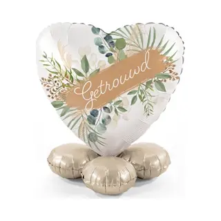 Getrouwd - Ballonnen Set Met Standaard - Everloon