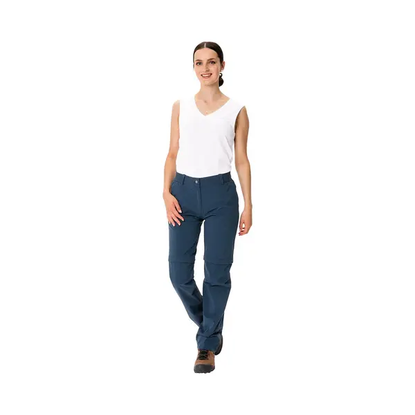 Vaude Wanderhose Damen Farley Stretch Zip-Off Hose Ii, Wasserabweisende Zip-Off Trekkinghose, Bequeme Stretch-Wanderhose – Strapazierfähig & thumbnail