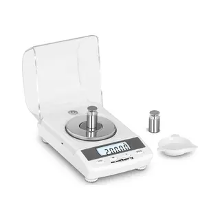 Steinberg Systems Sbs-Dw-50VA Digitale Präzisionswaage Feinwaage Max. 50g Genauigkeit 0, 005g Je 50 G ø 6cm