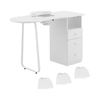 Nageltafel - 3 Laden - Afzuiging - Physa
