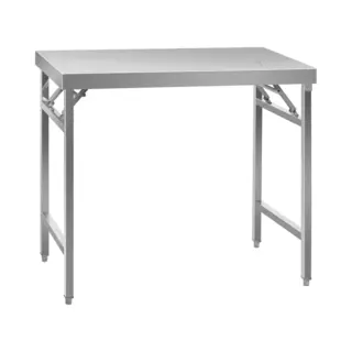 Rvs Werktafel - Eco - 60 X 100 Cm - 200 Kg - Inklapbaar - Royal Catering