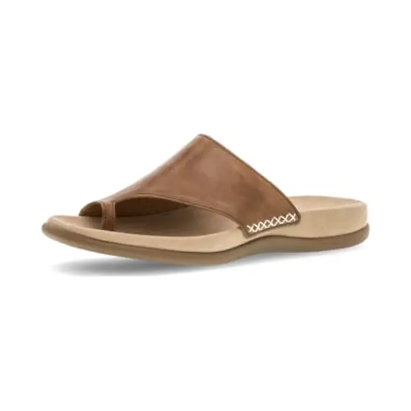 Gabor Damen Pantoletten, Frauen Slipper, Best Fitting, Gartenschuhe, Sommerschuhe, sommerclogs, Hausschuhe, Zehentrenner, Slides, Peanut, 41 Eu / 7.5 thumbnail