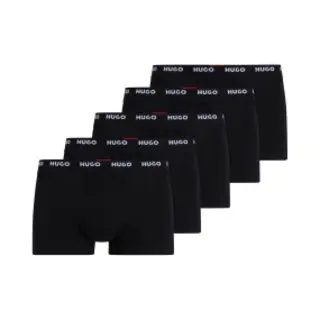 Hugo Für Herren. 50493840 Packung Mit 5 Schwarzen Boxershorts (M), Heimtextilien, Baumwolle