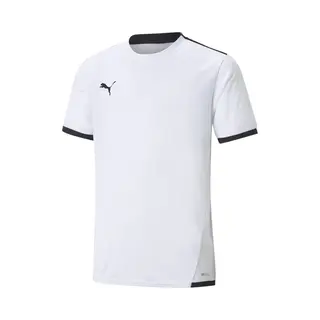 Puma Unisex Kinder Teamliga Jersey Jr Shirt, Puma White-puma Black, 164 Eu