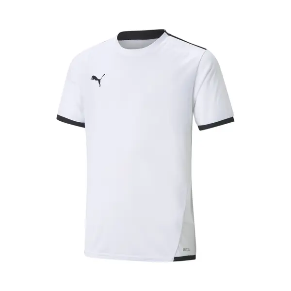 Puma Unisex Kinder Teamliga Jersey Jr Shirt, Puma White-puma Black, 164 Eu thumbnail