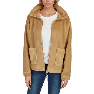Denimfy Dames Jas DFKira Regular Fit Bruin Xl Volwassenen