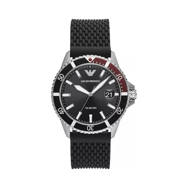 Die Emporio Armani Herrenuhr Ist Das Perfekte Geschenk, Um Sich Selbst Oder Einen Geliebten Menschen Zu Verwöhnen. Das Runde Gehäuse Aus Edelstahl thumbnail