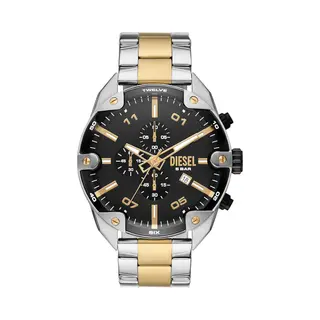 Diesel Analoog Horloge Goud / Zwart / Zilver