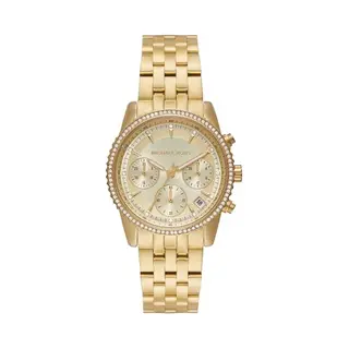 Michael Kors, Horloge, Chronograaf Bryant, Goud, (Chronograaf, Analoog Horloge, 35 mm)