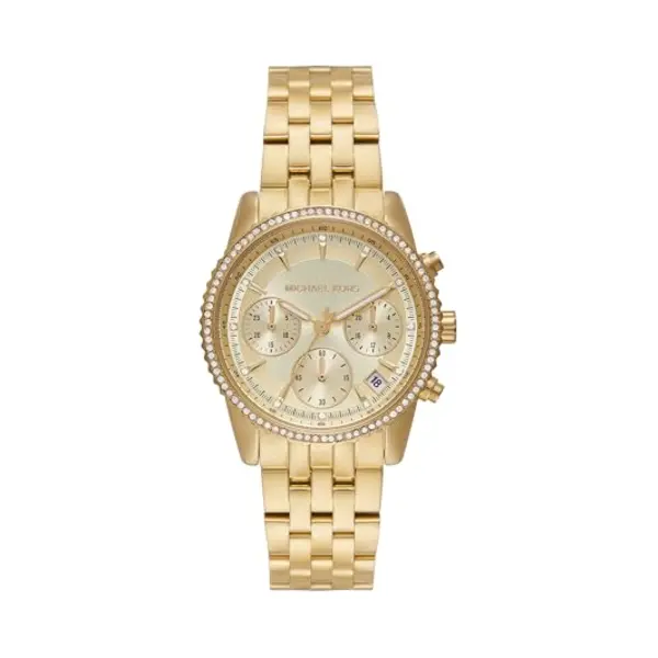 Michael Kors, Horloge, Chronograaf Bryant, Goud, (Chronograaf, Analoog Horloge, 35 mm) thumbnail