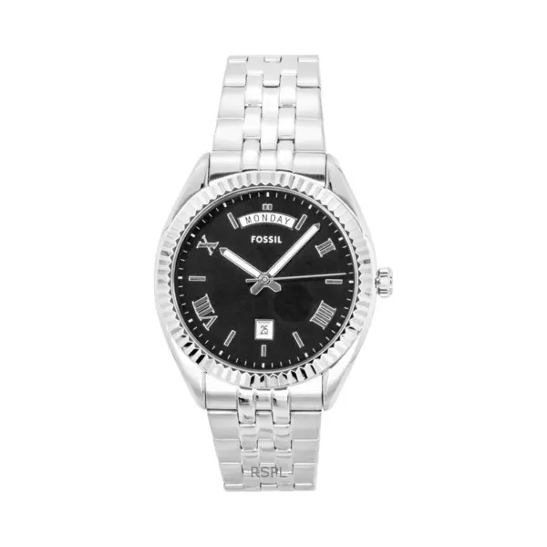 Fossil Campbell - Heren Horloge - Zilverkleurig Met Band thumbnail
