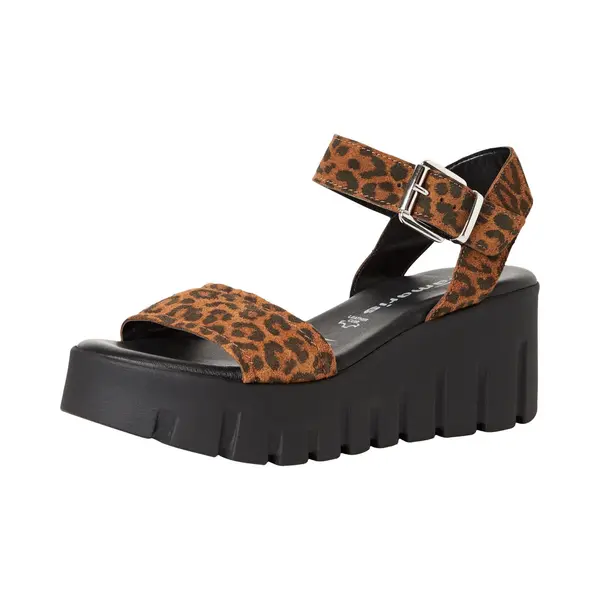 Tamaris Sandalen Met Riem Bruin / Zwart thumbnail
