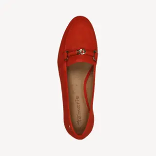 Tamaris Leren Slipper Unisex Rood