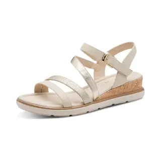 Tamaris Damen 1-28713-46, Sandales Compensées Pour Femme, Beige, 40 Eu