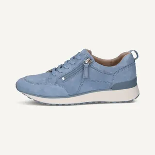 Caprice Sportieve Veterschoen Duifblauw