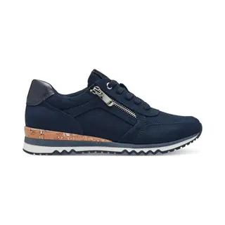 Marco Tozzi 2-23781-41 Damessneakers, Textiel Blauw 2