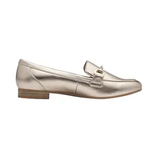 Marco Tozzi Damen Slipper Mit Blockabsatz Vegan, Beige (Platinum), 39 Eu