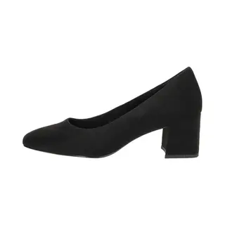 Marco Tozzi Damen Pumps Mit Blockabsatz Vegan, Schwarz (Schwarz), 36 Eu
