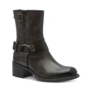 Marco Tozzi Damen Stiefeletten Mit Absatz Mit Blockabsatz Mit Reißverschluss, Braun (Cafe Antic), 40 Eu