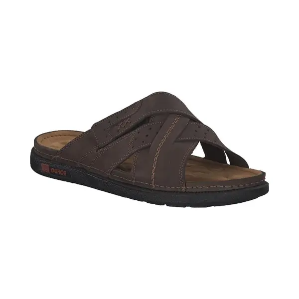 Rohde Cento Herren, Männer, Pantoletten, Slipper, Slides, Sandalen, Sommerschuhe, Freizeitschuhe, sommerclogs, Sandalen, Slides, Espresso, 43 Eu thumbnail