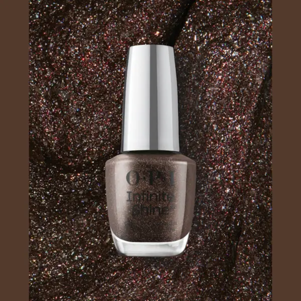 Opi Infinite Shine My Private Jet Nagellack 15 ml Braun Glitter thumbnail