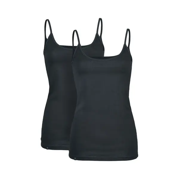 Black Premium By Emp Doppelpack Tops Mit Rundhalsausschnitt Top Schwarz In M thumbnail