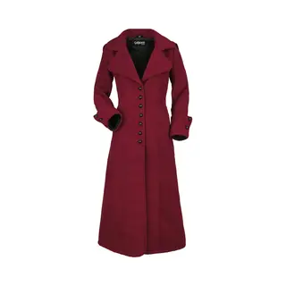 Gothicana By Emp - Gothic Lange Jassen - Desdemona - S Tot Xxl - Voor Vrouwen - Rood