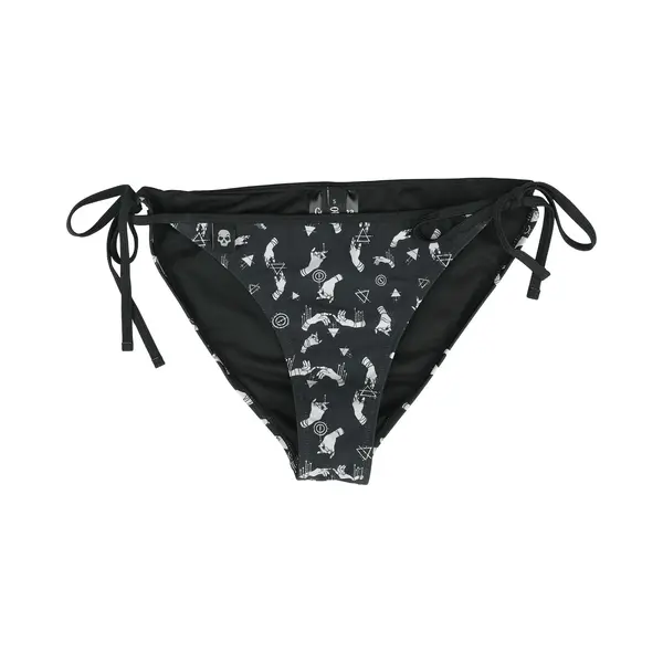 Gothicana By Emp Bikini Pants With Mystical Print Bikini-Unterteil Schwarz In Xxl thumbnail