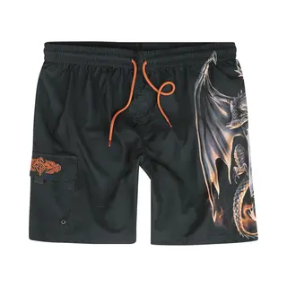 Gothicana By Emp Gothicana Swim Shorts Black