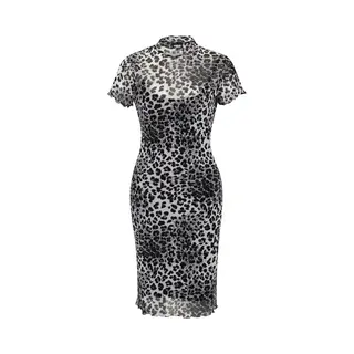 Doppellagiges Kleid Aus Strick, Frau Urban Classics