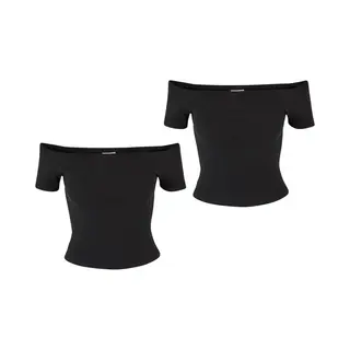 Women's Off Shoulder T-shirt Urban Classics Organic (x2)