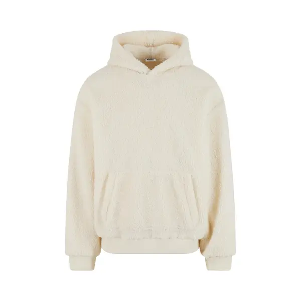 Urban Classics Oversized Teddy Hoody Whitesand, Xxl thumbnail