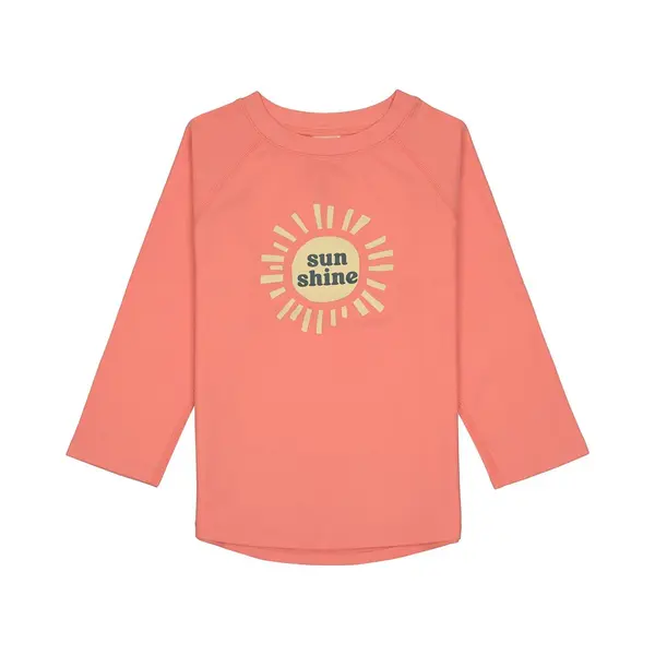 LÄSsig Splash & Fun Baby Und Kind Langarm Badeshirt Schwimmshirt Rashguard Mit Uv-Schutz - Sunshine Coral, 13-18 Monate, Größe 86 thumbnail