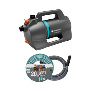 Gardena Gartenpumpe 5000 Silent Set Pumpen, 26% Mehr Wasserdurchfluss Bei Gleichem Energieverbrauch Im Vergleich Zum Vorgänger-Modell*, Leise Im