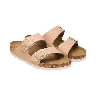 Birkenstock, Damen, Sandalen, Arizona Birko-Flor Normal, Beige, (38)