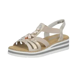 Rieker -Dames - Beige - Sandalen - Maat 42