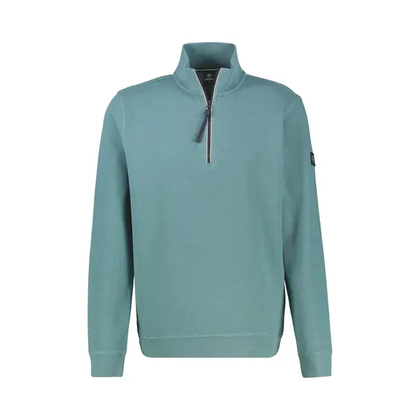 Lerros Sweatshirt Cyaan Blauw thumbnail