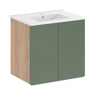 Vicco Izan Badkamermeubelset – Goldkraft Eik/groen