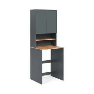 Vicco Waschmaschinenumbauschrank Viktor, Anthrazit/Goldkraft Eiche/Goldkraft Eiche, 68 X 88.2 Cm 2 T... (1-St)