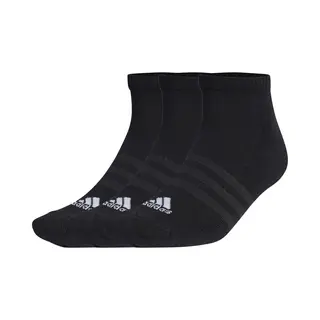 Adidas Unisex Kinder Cushioned Low-Cut Socks 3 Pairs, Black / White, Xs (34-36 Eu)