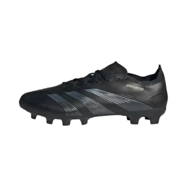 Adidas Predator League Voetballaarzen Multiground Multi-terrein Voetbalschoenen, Uniseks, Core Black / Carbon / Gold Metallic thumbnail